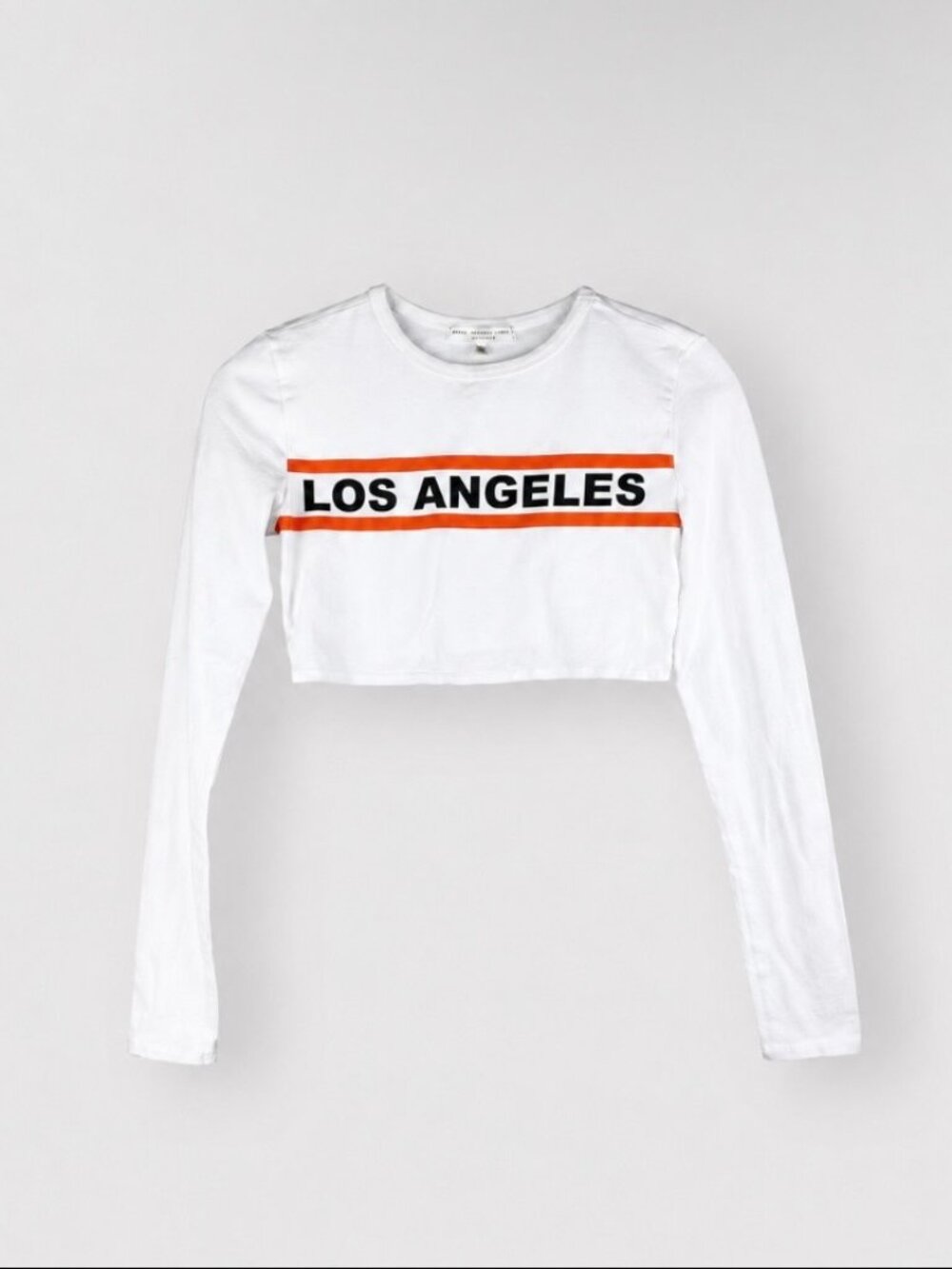 Vintage 2000's "Los Angeles" Long Sleeve Cropped Top